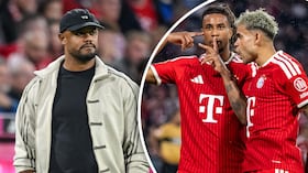 Michael Olise (derecha, junto a Luis Díaz) pondría una importante condición para renovar con Bayern Múnich.