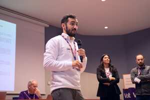 Cristian Castrillón, exmilitar colombiano que aspira al Parlamento Europeo.