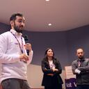 Cristian Castrillón, exmilitar colombiano que aspira al Parlamento Europeo.