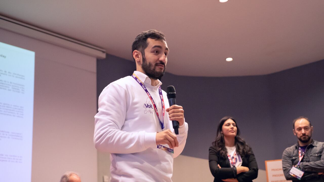 Cristian Castrillón, exmilitar colombiano que aspira al Parlamento Europeo.