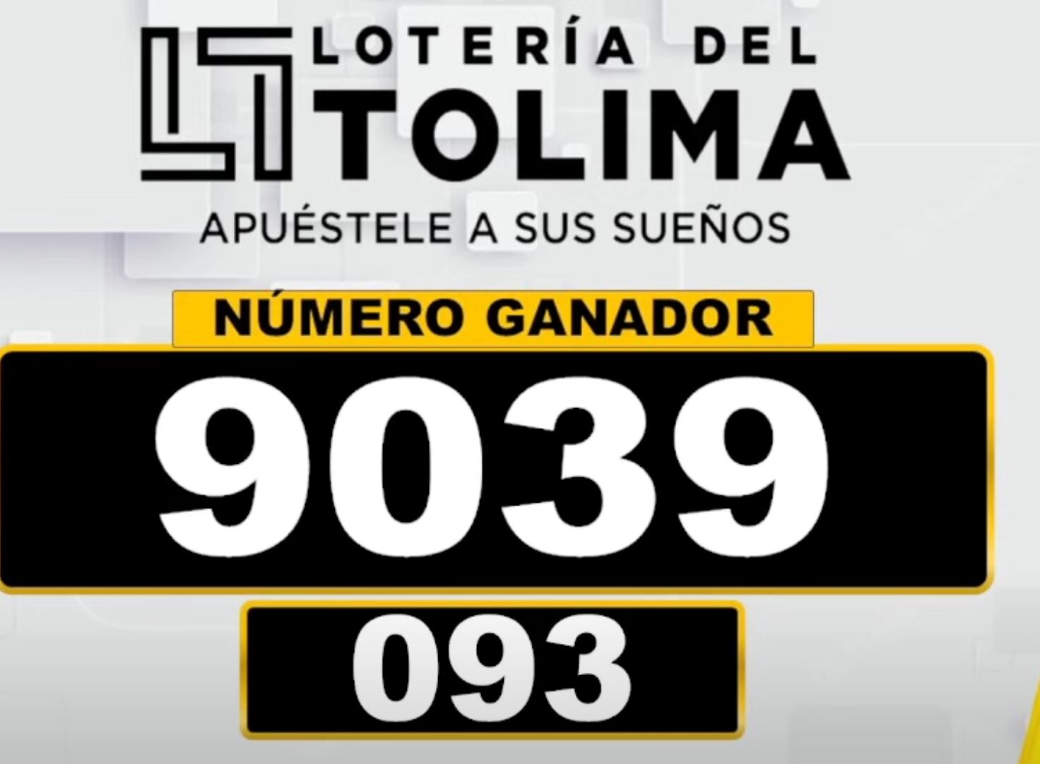 Lotería del Tolima: resultados del 25 de noviembre de 2024