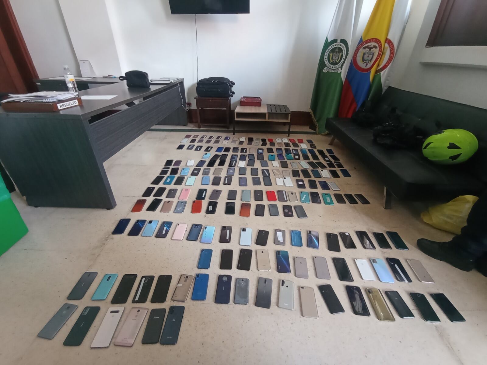 Los elementos fueron puestos a disposición de la autoridad competente