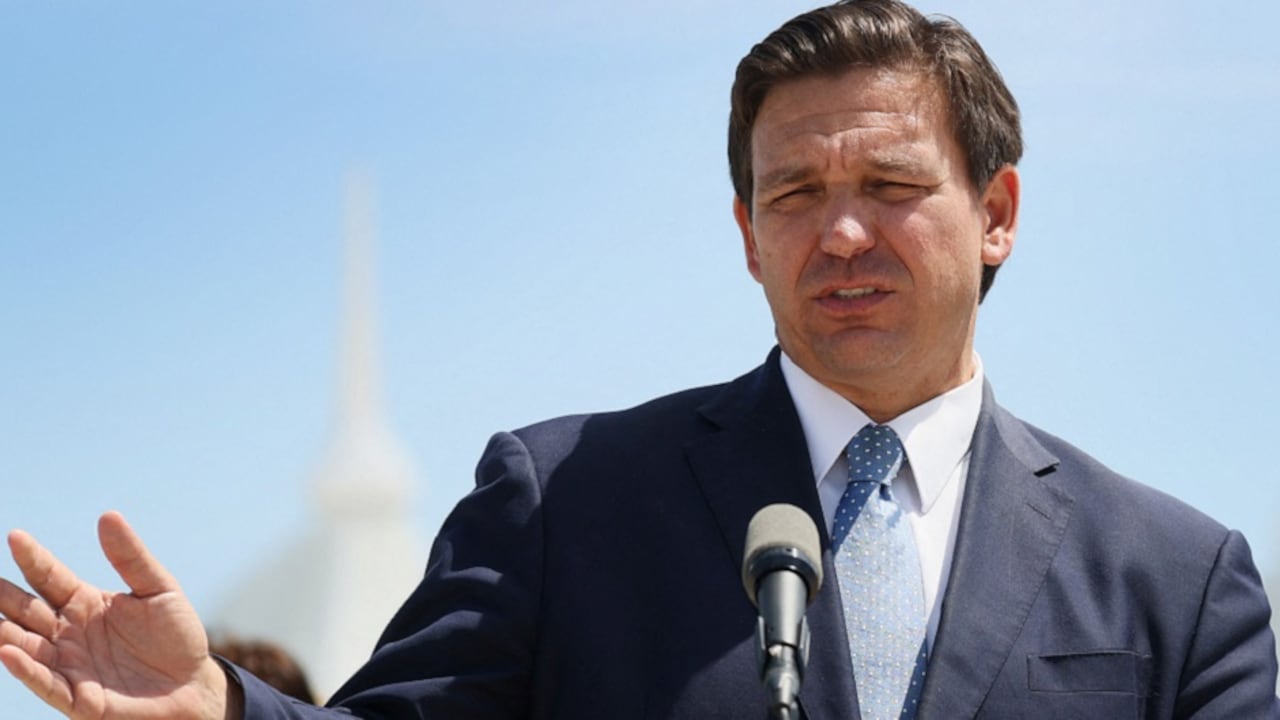 Ron DeSantis, gobernador de Florida.