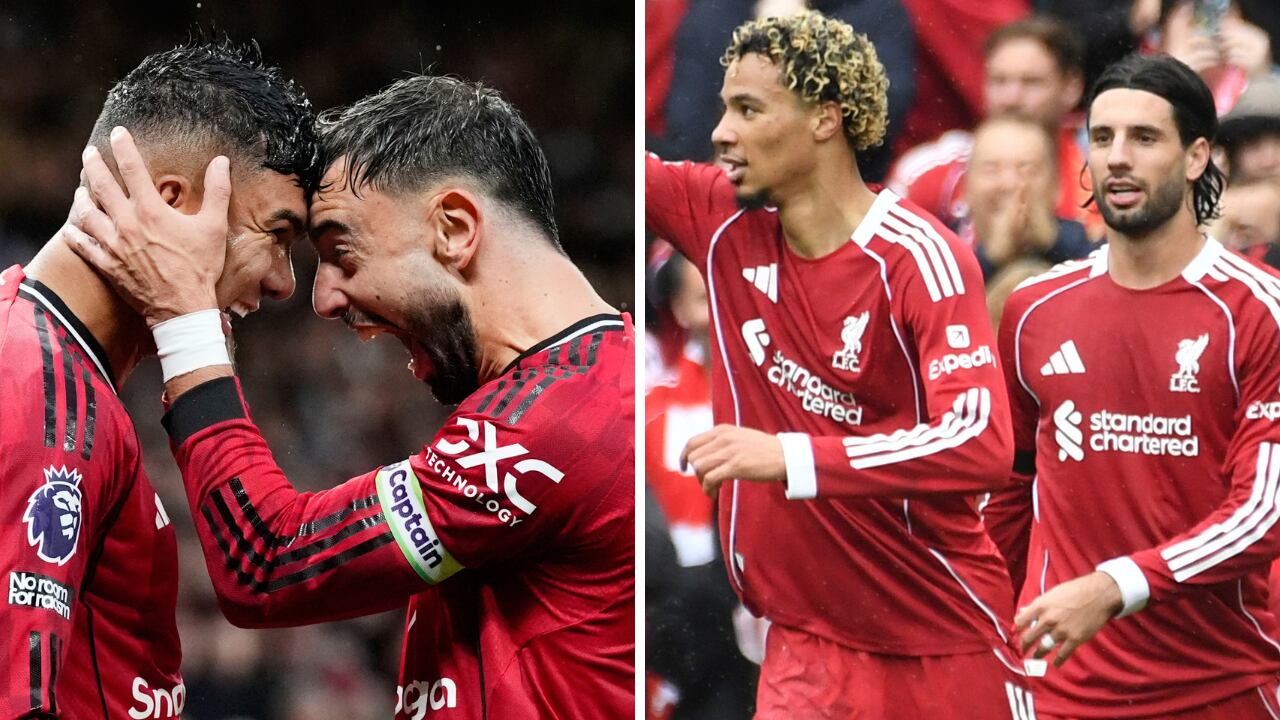 Tabla de posiciones en Premier League tras los triunfos de Manchester United y Liverpool.