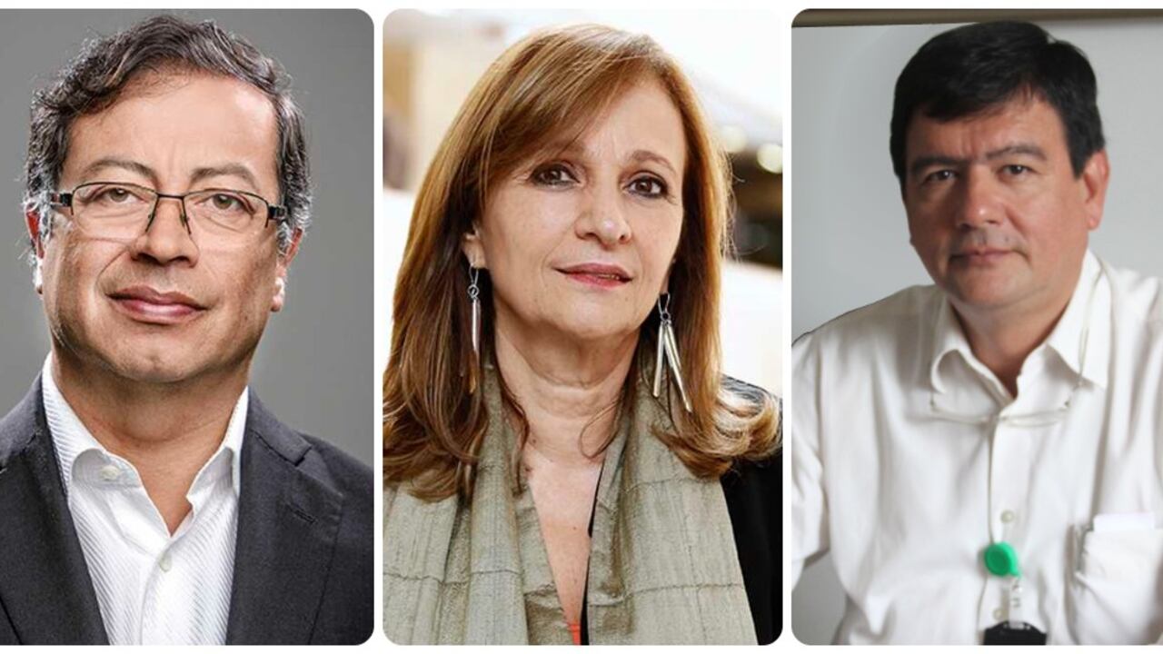 Gustavo Petro, Ángela María Robledo y José Alberto Tejada.