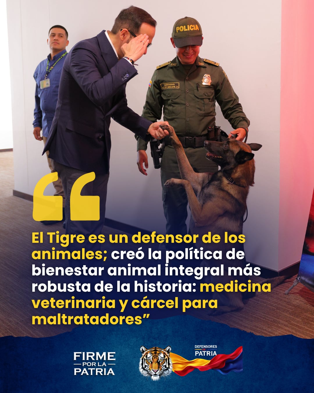El candidato Abelardo de la Espriella sobre los animales.