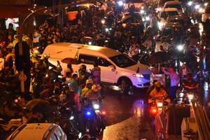 Carroza funebre de Dario Gómez