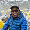 Kami Rita Sherpa en el campamento base del Everest en 2021. (Crédito: Prakash Mathema/AFP/Getty Images)