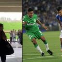 Las imágenes donde fueron recibidos los hinchas de Millonarios en Medellín.