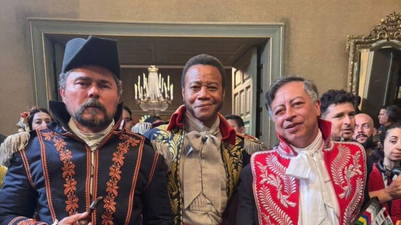 Gustavo Petro aparece con Cuba Gooding Jr. en rodaje de la película sobre el almirante Padilla