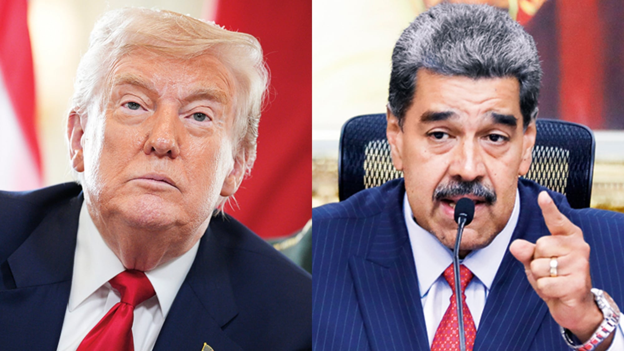Donald Trump y Nicolás Maduro