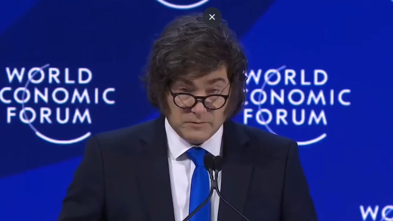 Contundente mensaje de Milei contra la izquierda mundial en Davos.