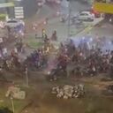 Aunque el parrillero hombre está prohibido, motociclistas realizaron caravana en Cali.