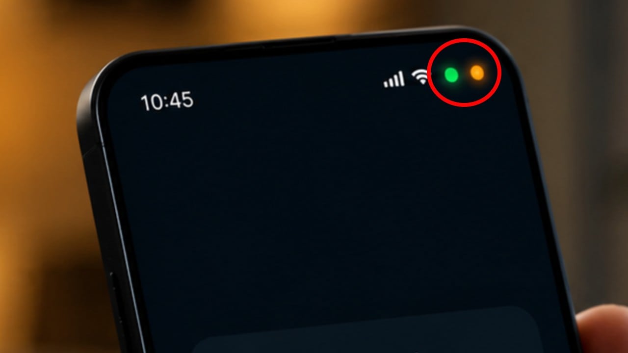 Foto de referencia sobre los puntos que aparecen en los celulares.
