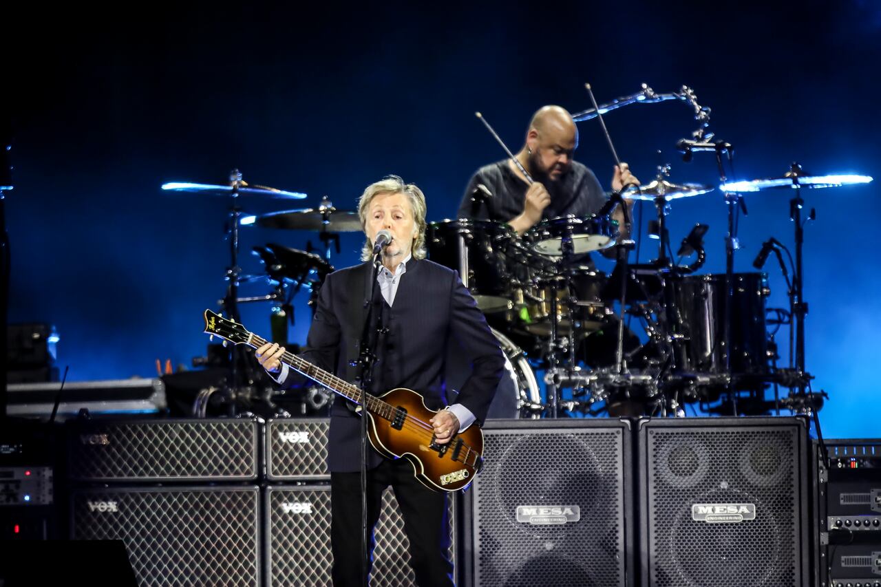 Paul McCartney en el Estadio El Campín de Bogotá, el 1 de noviembre de 2024. Fotos: Esteban Vega La-Rotta.