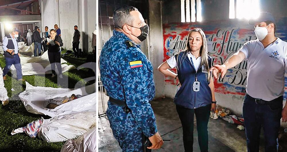    El procurador delegado para la defensa de los derechos humanos, Javier Augusto Sarmiento, fue el primero en llegar a la cárcel para abrir la investigación. De inmediato, pidió el cierre de este patio 8. Las imágenes de los videos recrean minuto a minuto lo que pasó ese día: el ingreso de guardias del Inpec con granadas de gas, el tercer piso ardiendo y, más adelante, cuando los hombres de custodia tratan de salvar la vida de los reclusos.