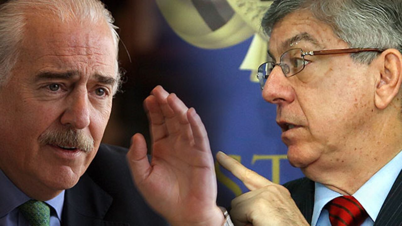 Andrés Pastrana y Cesar Gaviria