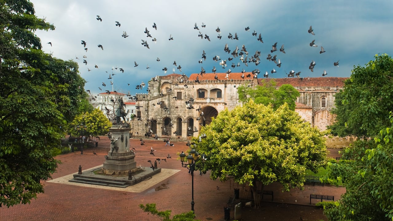 El Parque Colón en Santo Domingo fue declarado Patrimonio de la Humanidad por la Unesco.