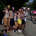 Rigo era uno de los favoritos en la escapada antes de sufrir la caída