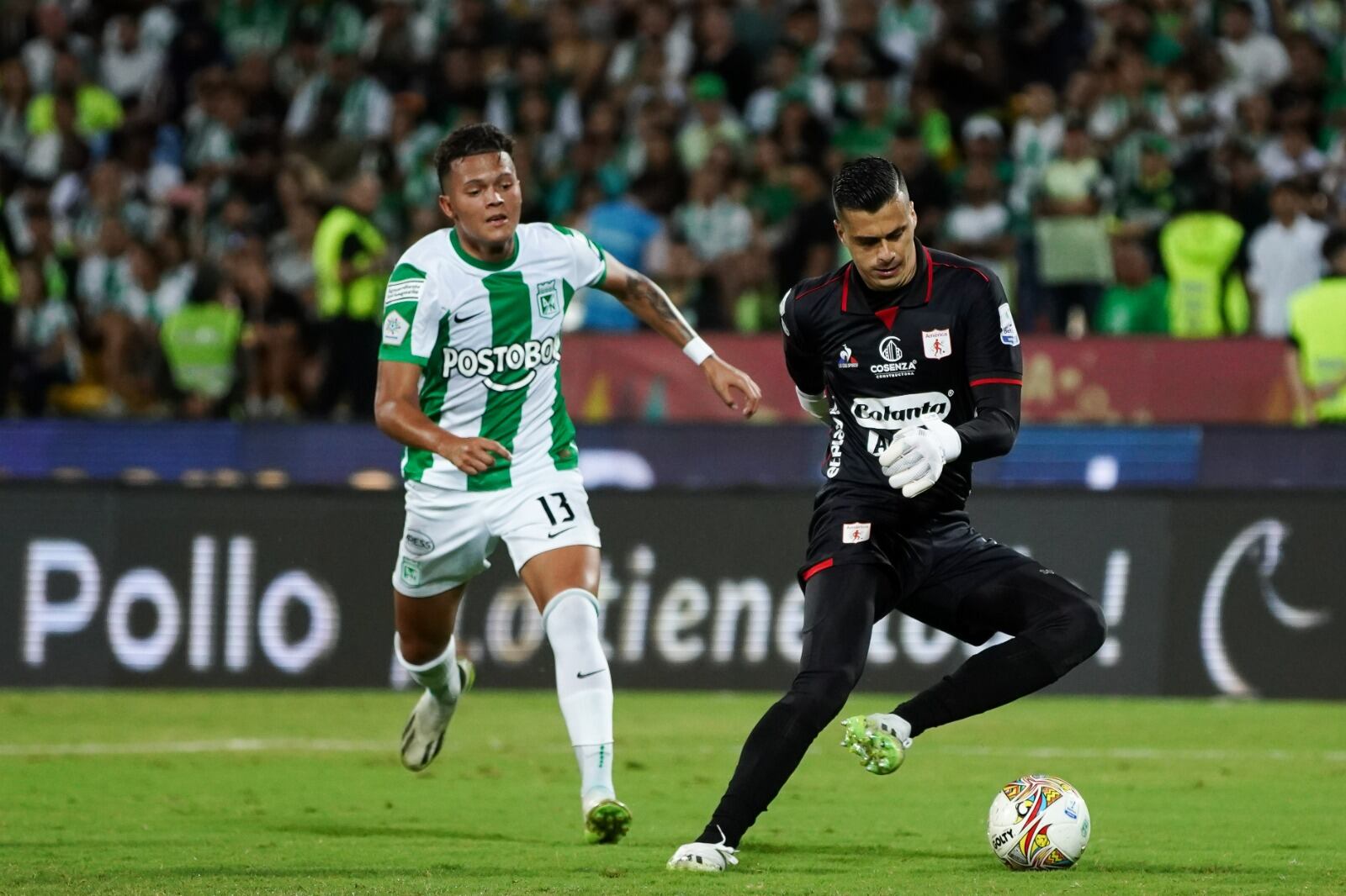 Atlético Nacional vs América se enfrentaron por la tercera fecha de los cuadrangulares finales de la Liga BetPlay