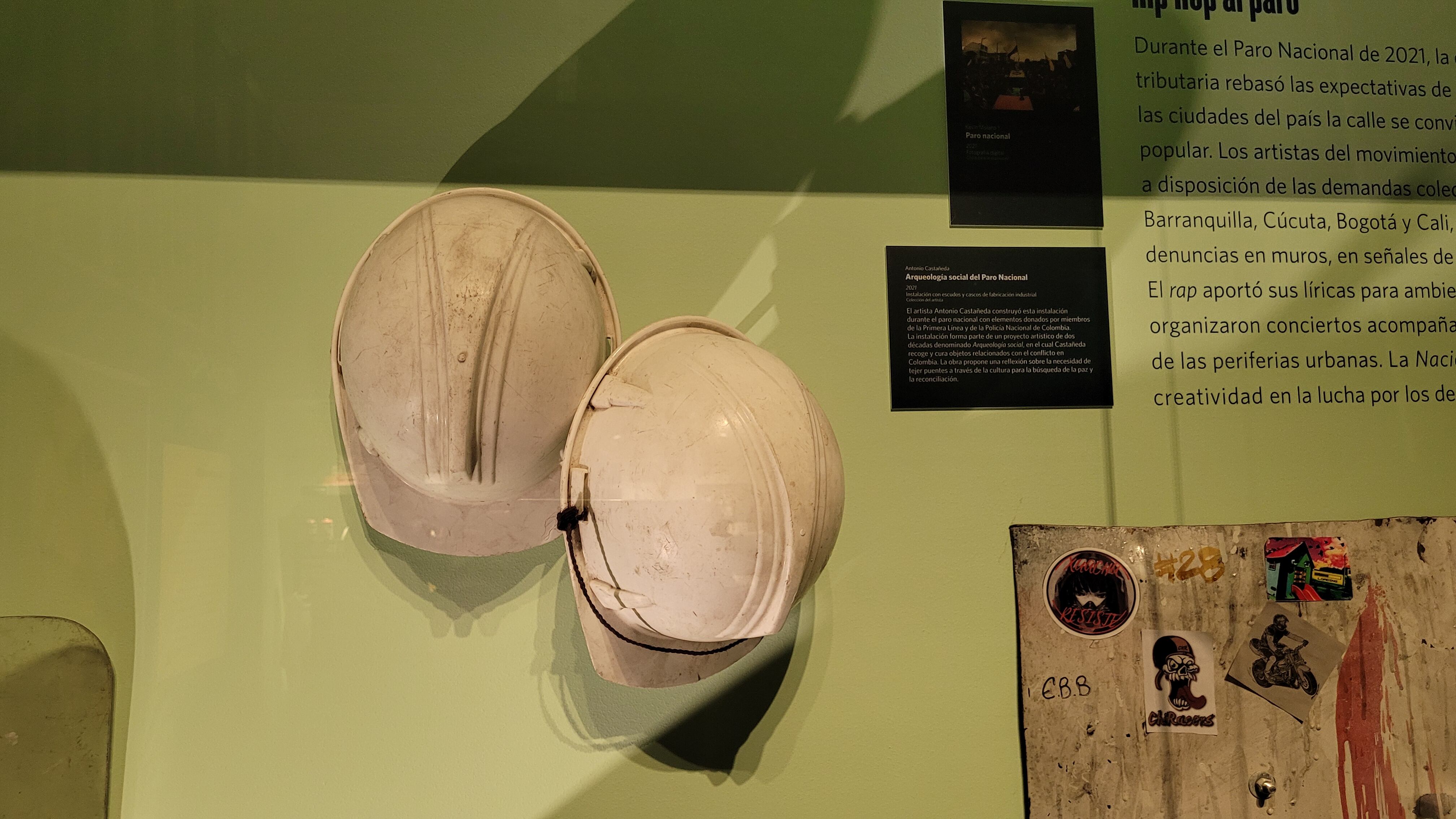 Polémica por piezas que harían apología a la Primera Línea en el Museo Nacional