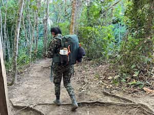 La periodista y Avendaño también hablaron de alias mordisco.