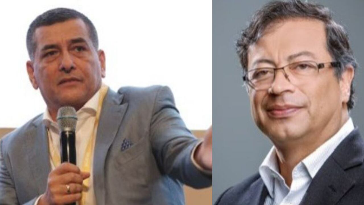 Dumek Turbay y Gustavo Petro.