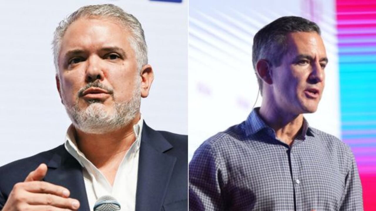 Expresidente Iván Duque y creador de Nu Bank David Vélez.