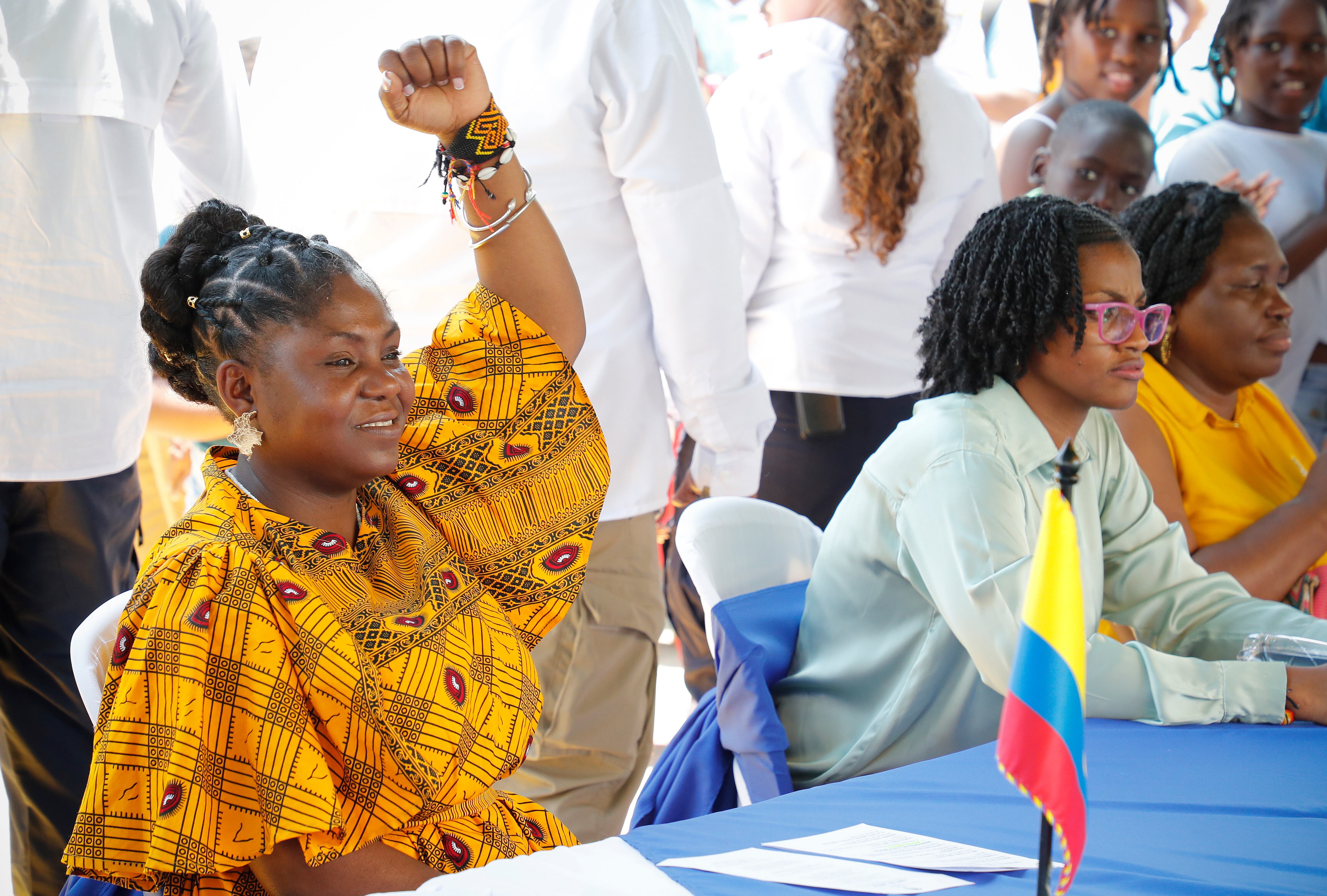 Vicepresidenta Francia Márquez con la Armada Nacional en el municipio de  Timbiquí Cauca
Septiembre 19 del 2022
Foto Guillermo Torres Reina / Semana
