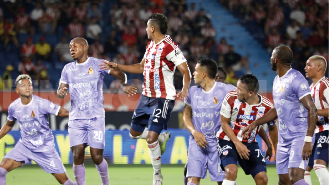 Junior vs. Tolima durante el todos contra todos de la Liga Betplay