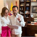 Abelardo De La Espriella y la ministra de Minas