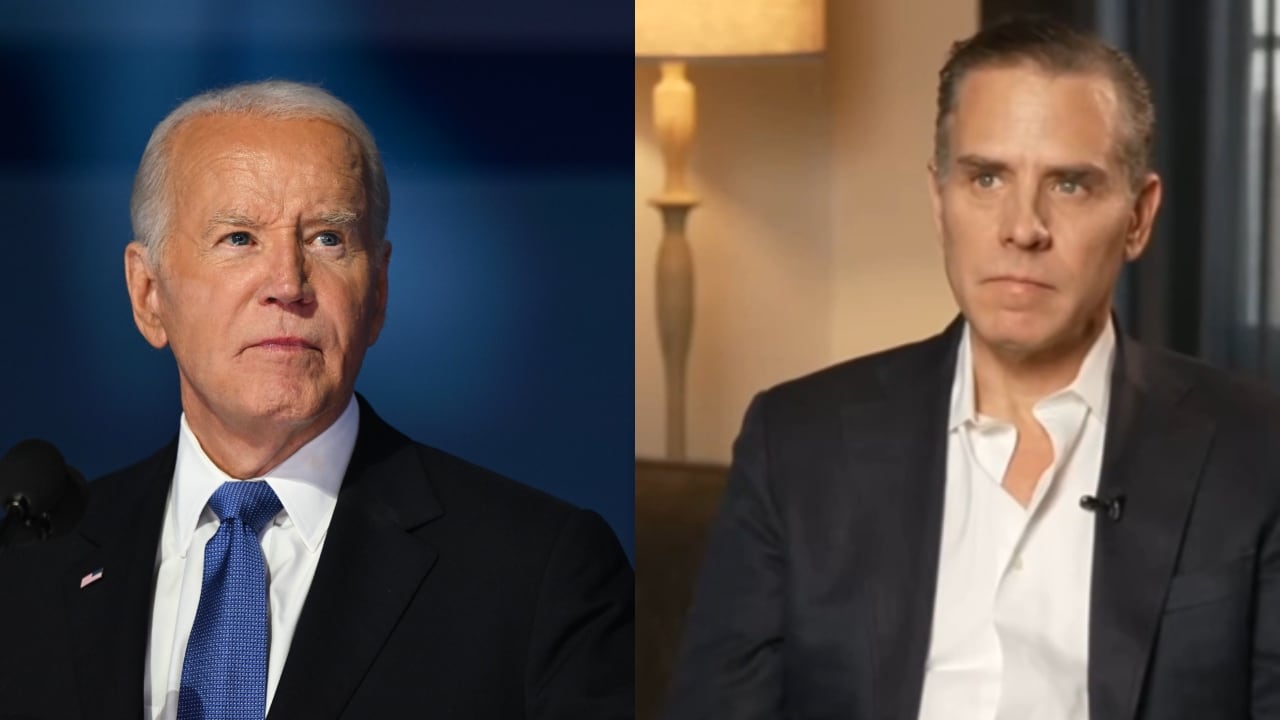 Joe Biden, expresidente de Estados Unidos, y Hunter Biden, su hijo.