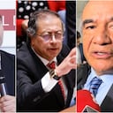 Gustavo Petro, Jorge Fernando Perdomo y Héctor Carvajal