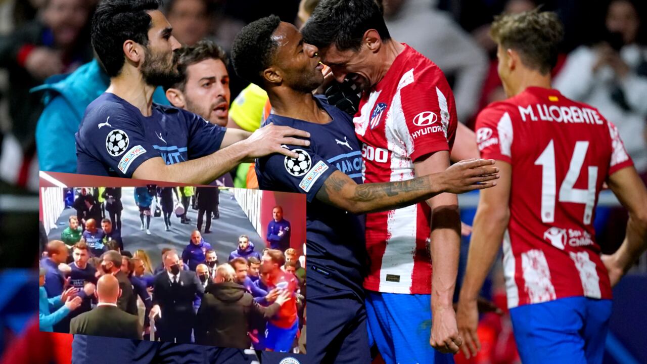 El encuentro entre ambas escuadras terminó en gresca al final.