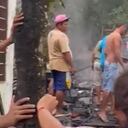 La conflagración se presentó en la tarde del domingo en Puerto Colombia, Atlántico