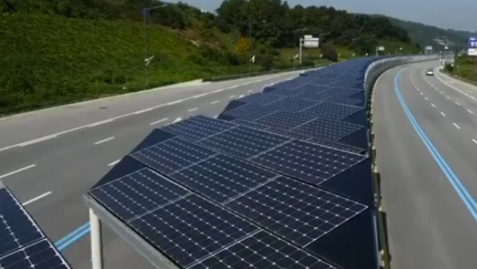 Autopista solar para bicicletas