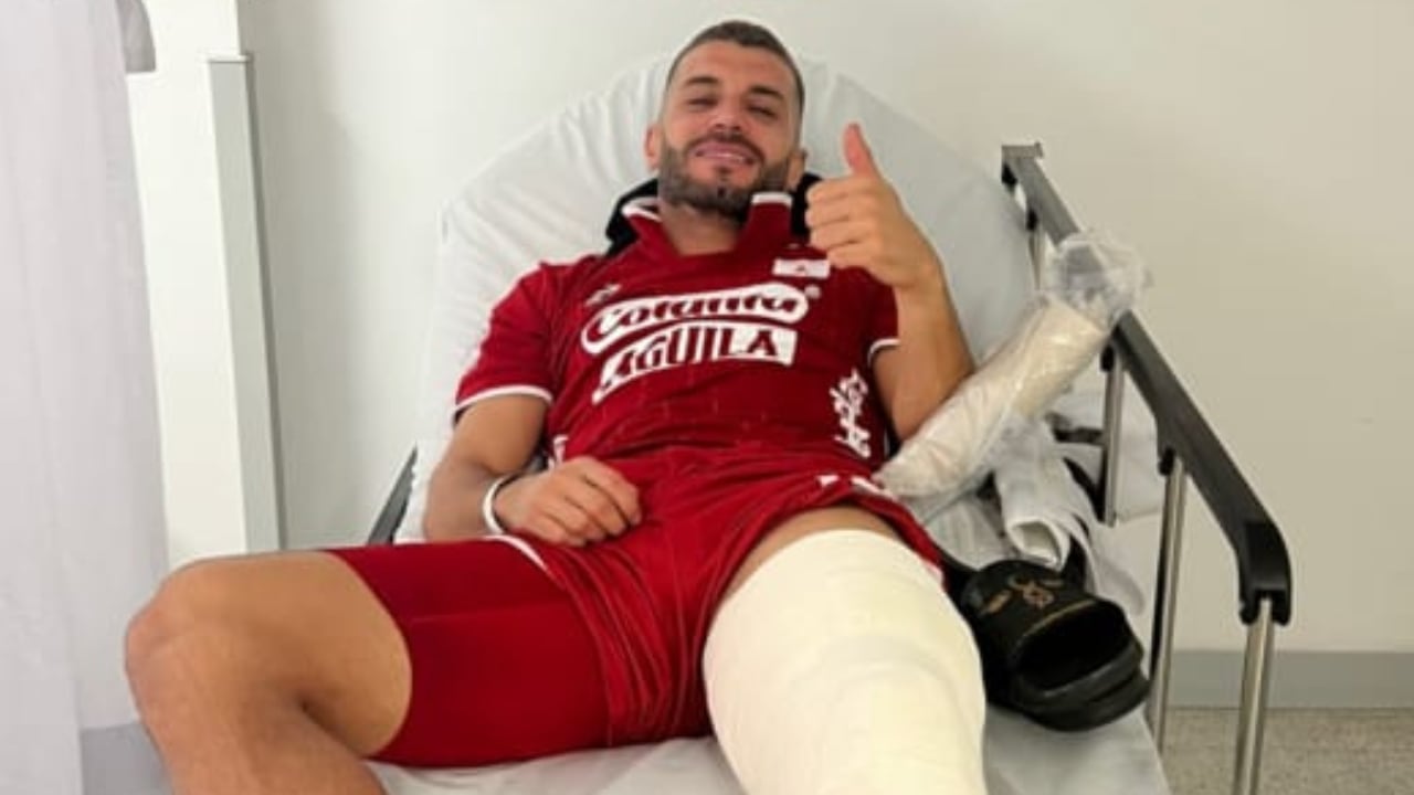 Falque subió una historia en la madrugada para agradecer el apoyo de los hinchas