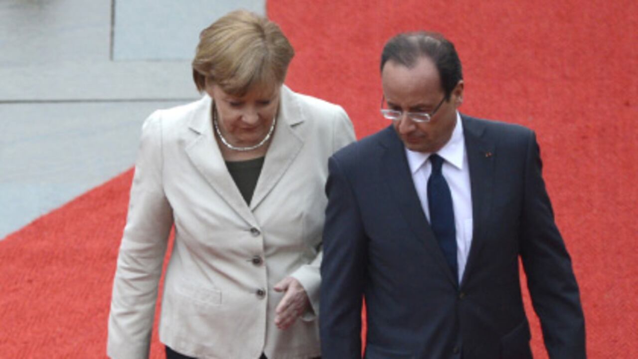 Angela Merkel y François Hollande