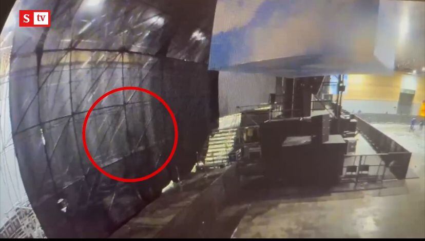 Estos son los videos de seguridad de Corferias que muestran a Carlos David Ruiz, el joven que murió en un tanque de agua.