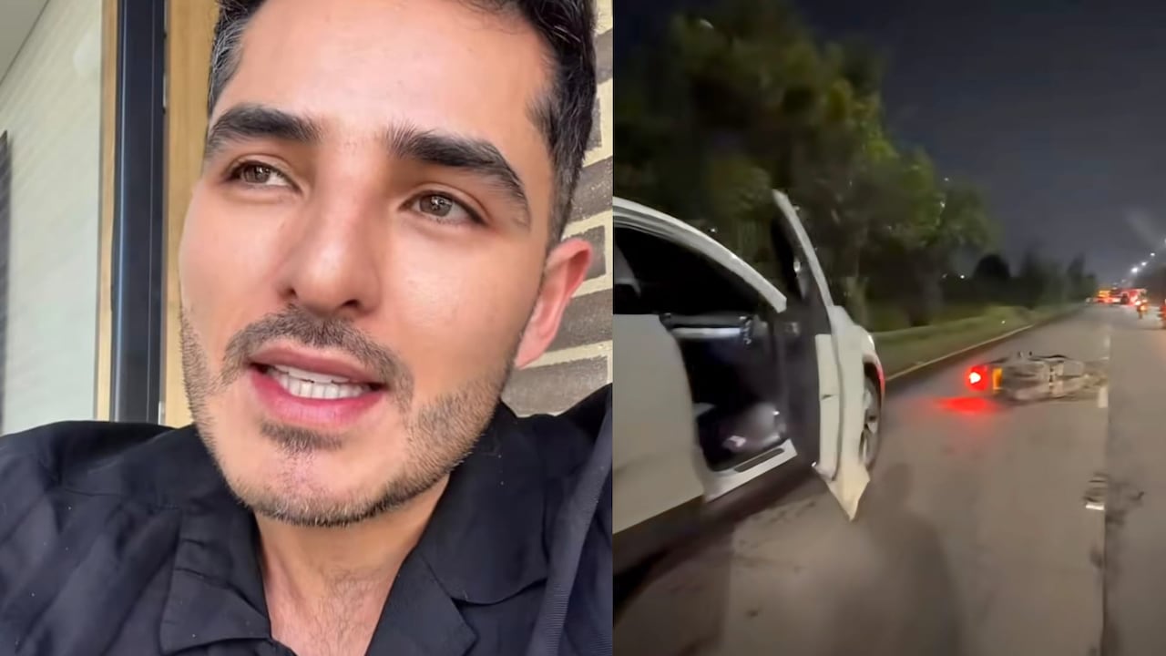 Juanse Quintero relata los detalles del choque múltiple en el que se vio involucrado con Johanna Fadul.