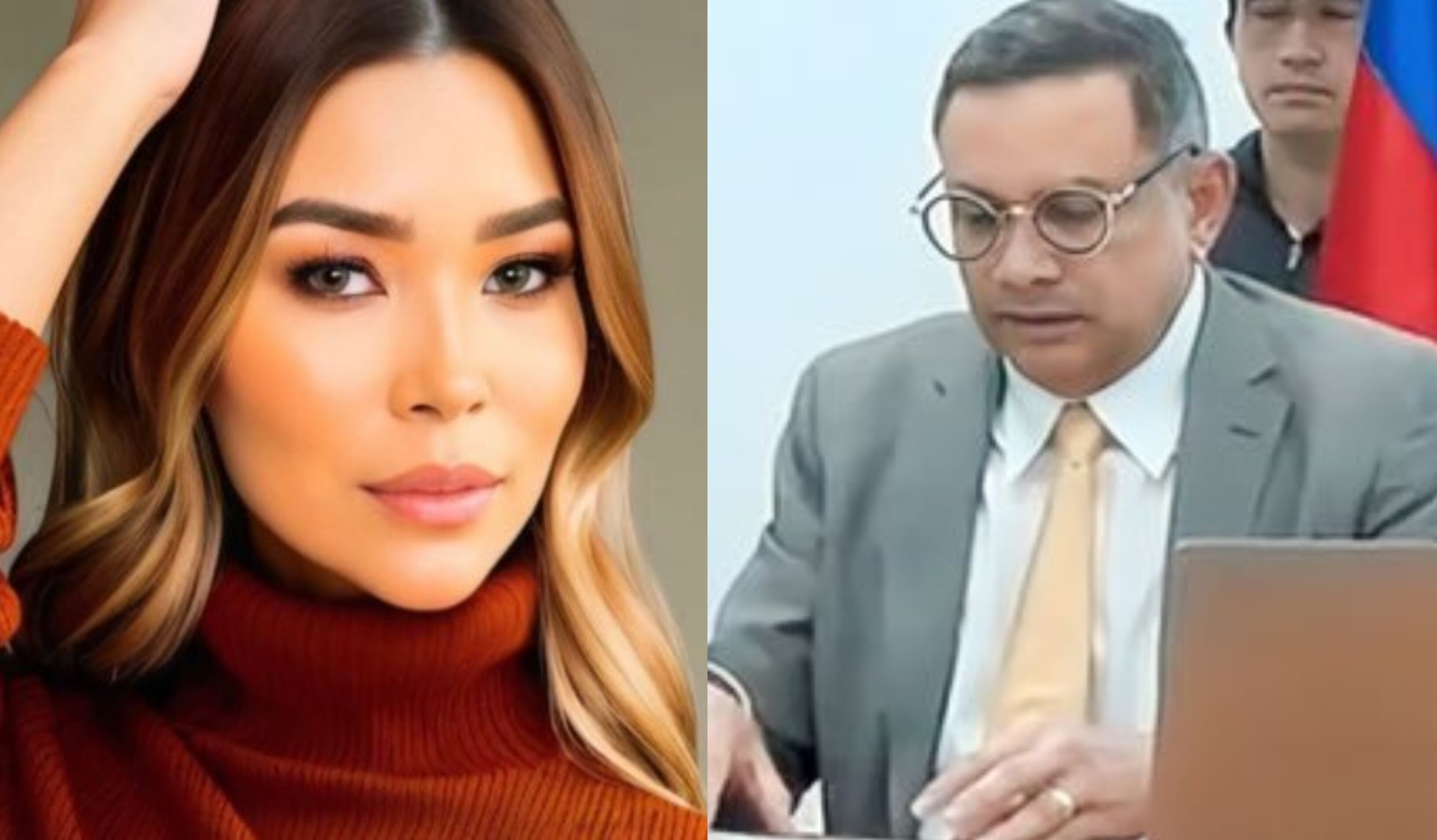 Day Vásquez y el abogado Alait Freja.