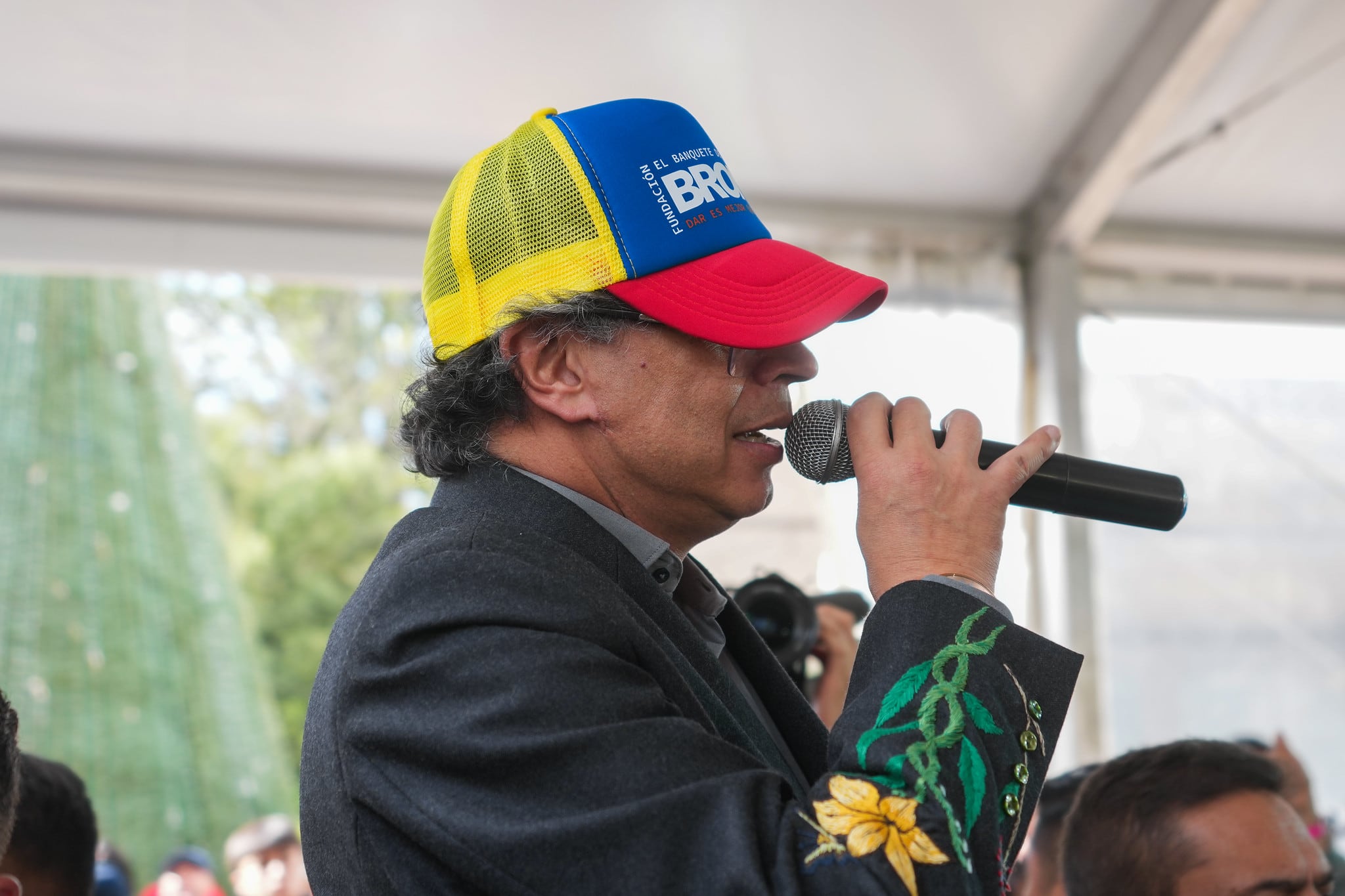 El presidente, Gustavo Petro, el 24 de diciembre de 2025, en Bogotá