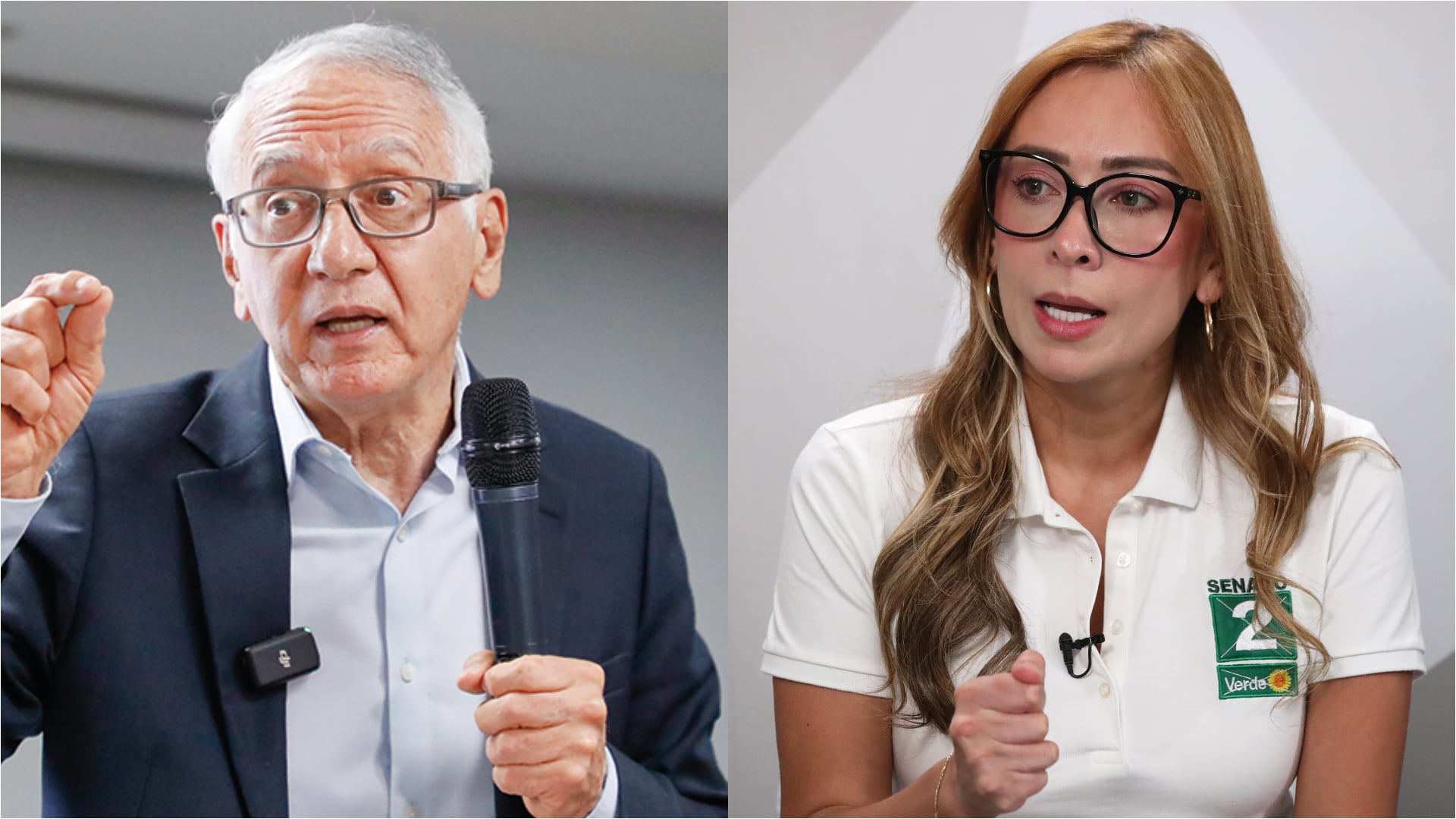 Guillermo Alfonso Jaramillo y Katherine Miranda.