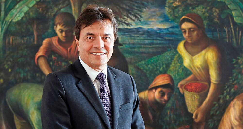 Roberto Vélez, gerente de la Federación de Cafeteros. 