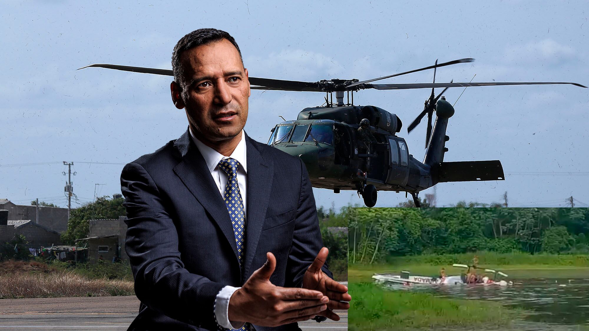 General Pedro Sánchez. Ministro de Defensa Accidente helicoptero