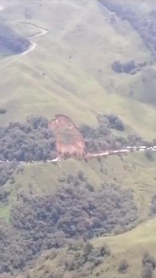 Derrumbe en Antioquia