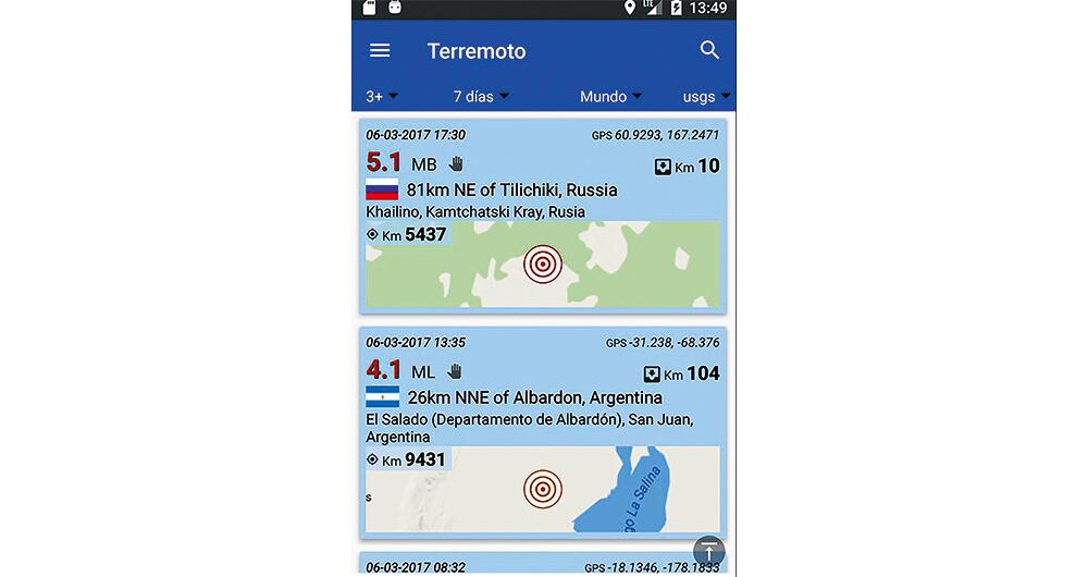 Opción de prevenir sismos.