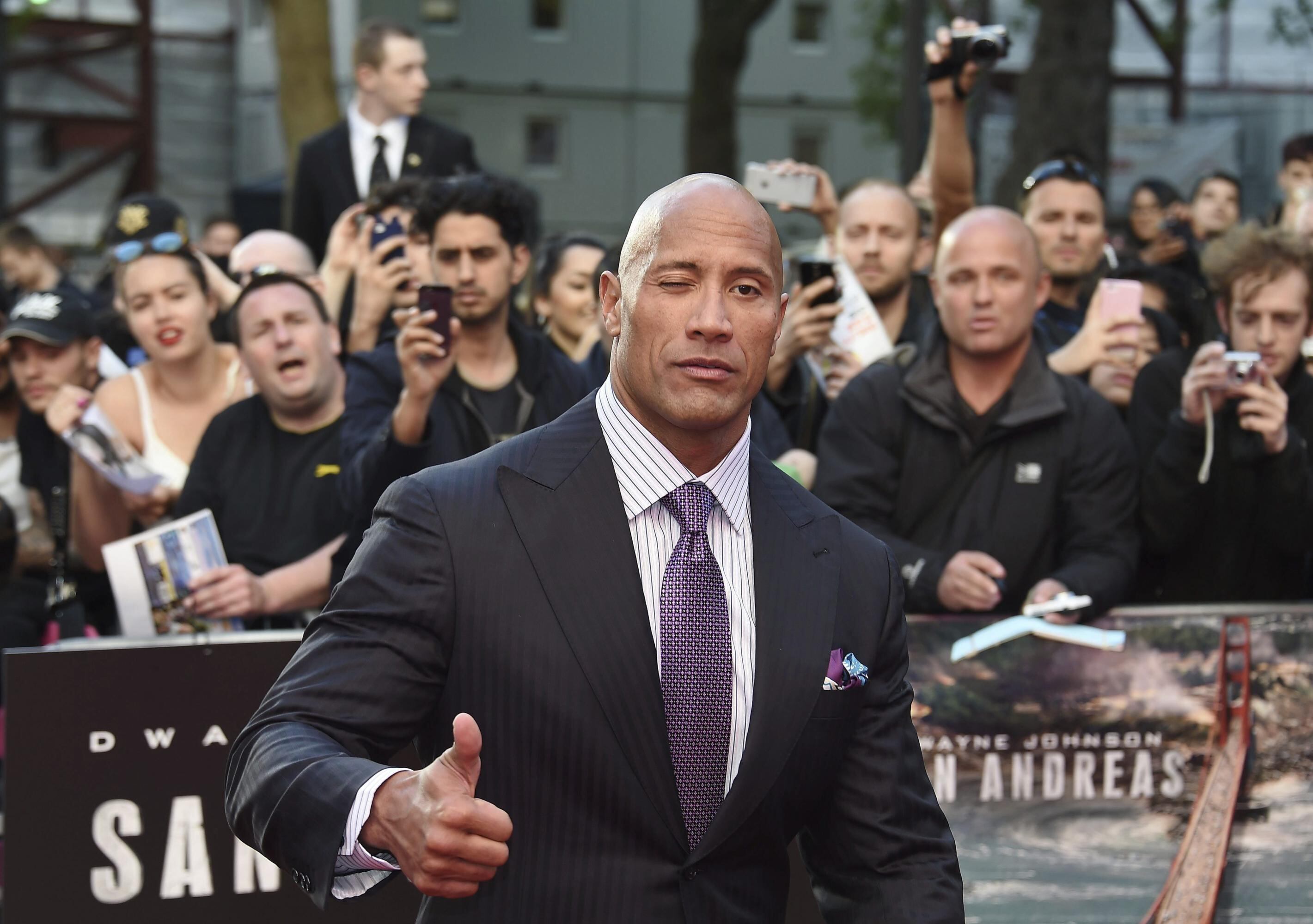 Dwayne Johnson, actor estadounidense.