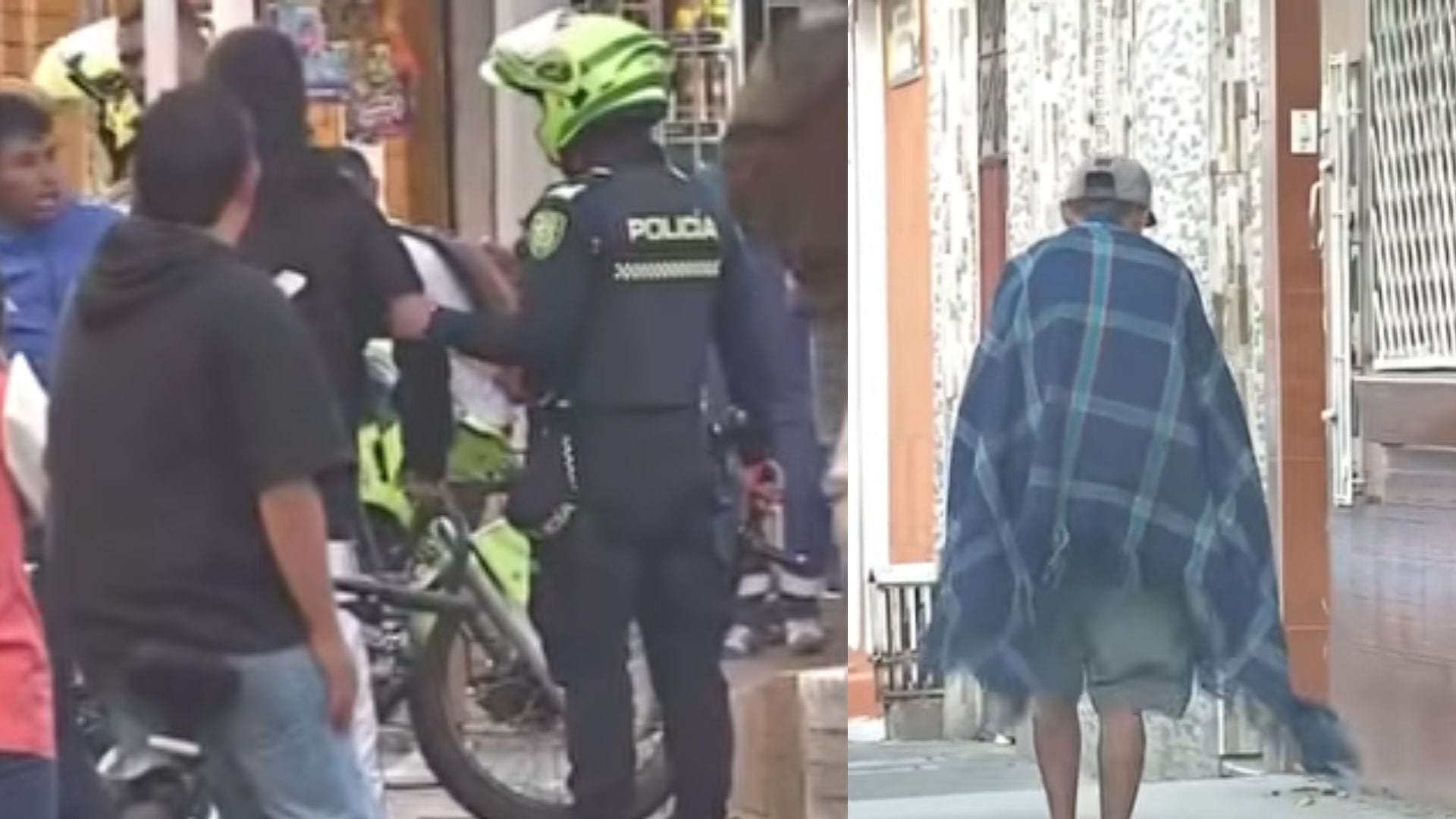 Imagen operativo Policia Nacional en San Bernardo