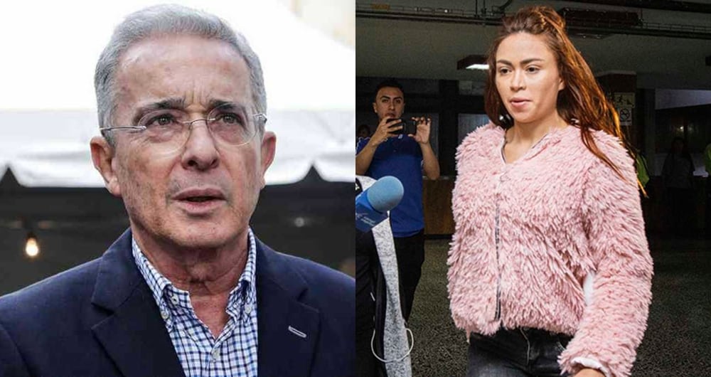 El expresidente Uribe y la influencer Epa Colombia